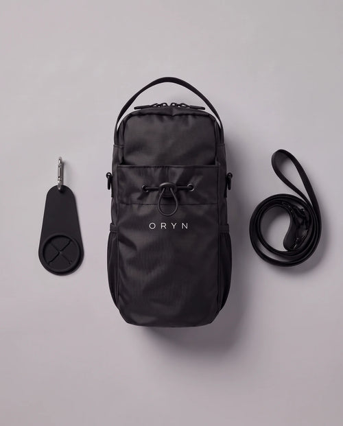 Le sac, le clip porte-serviette et la sangle